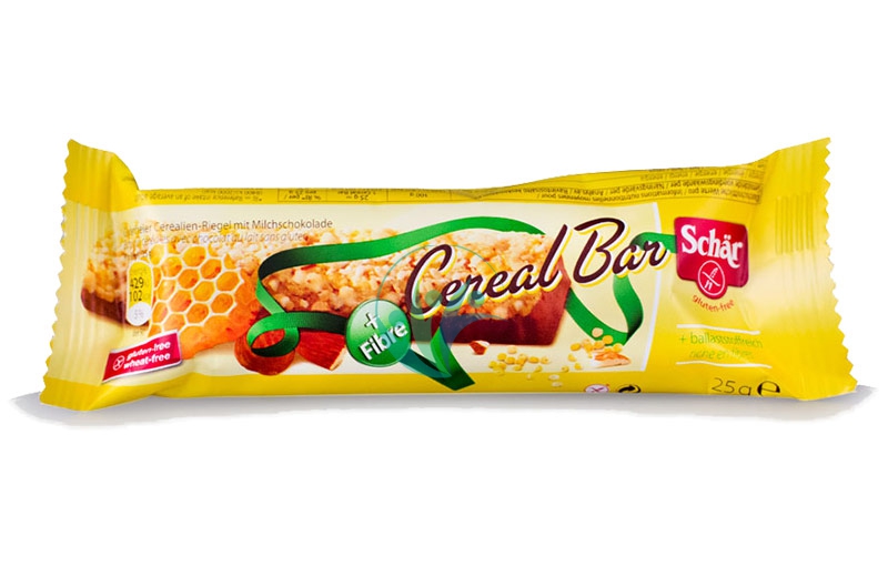 Schar Linea Dolci e Biscotti Cereal Bar Barretta Croccante con Fibre 25 g