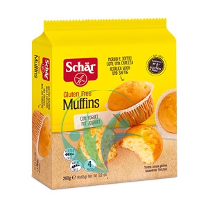 Schar Linea Dolci e Biscotti Muffins Tortine Morbide con Yogurt 260 g