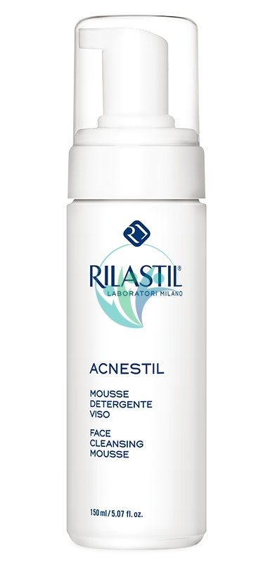 Rilastil Linea Acnestil Mousse Detergente Viso Pelli Grasse e Sensibili 150 ml