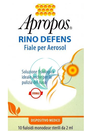 Apropos Linea Dispositivi Medici Rino Defens 10 Fiale Monodose per Aerosol