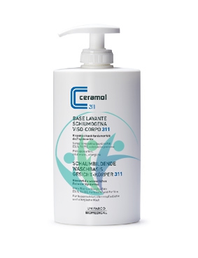 Ceramol Linea 311 Base Lavante Schiumogena Viso Corpo Pelli Sensibili 400 ml