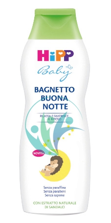 HiPP Linea Cosmetica Neonato Bagnetto Buona Notte Delicato e Lenitivo 350 ml