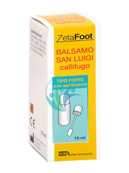 ZetaFoot Linea Cura del Piedi Rimozione Calli Balsamo San Luigi Tipo Forte 10 ml