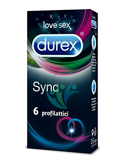 Durex Linea Dispositivi Medici Sync Benessere per Lui e per Lei 6 Profilattici