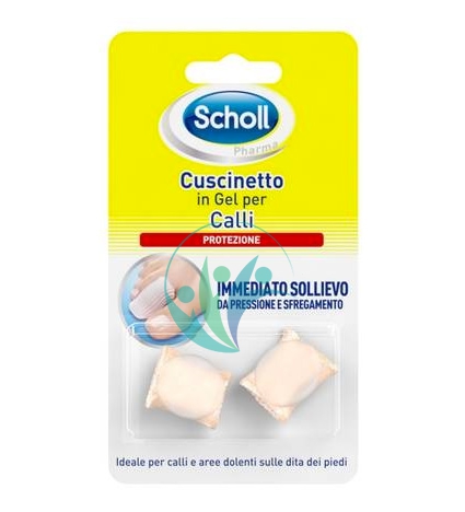 Scholl Linea Dispositivi Medici per Piedi 2 Morbidi Cuscinetti in Gel per Calli