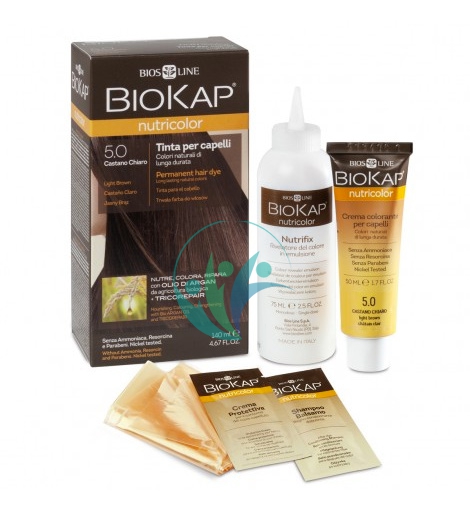 Bios Line Linea Tinte per Capelli BioKap Nutricolor 4.06 Castano Caff