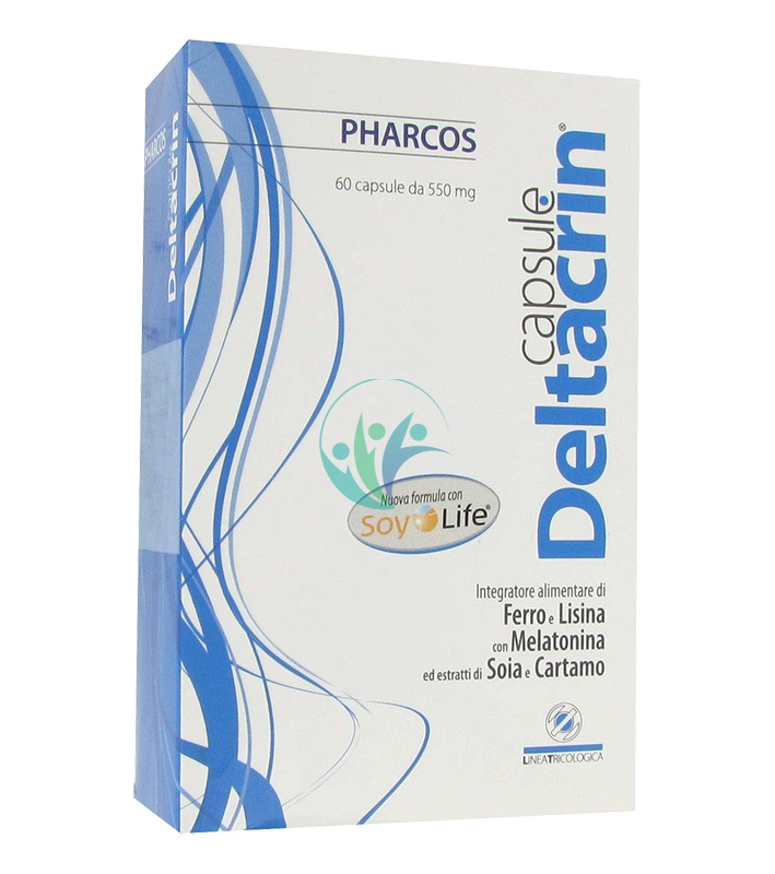 Pharcos Linea Tricologici Deltacrin Integratore Anticaduta Capelli 60 Capsule