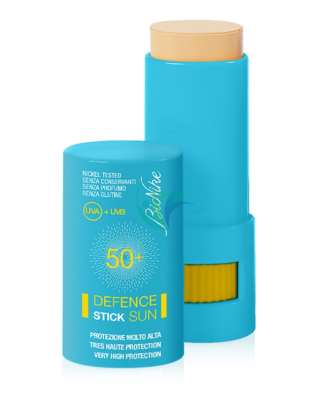BioNike Linea Defence Sun SPF50+ Stick Zone Specifiche Pelli Sensibili 9 ml