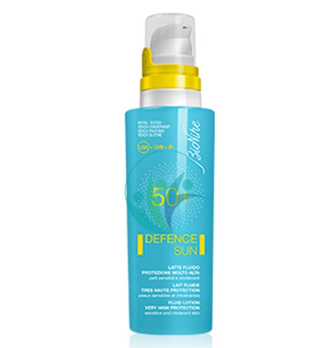 BioNike Linea Defence Sun SPF50+ Latte Idratante Corpo Pelli Sensibili 125 ml