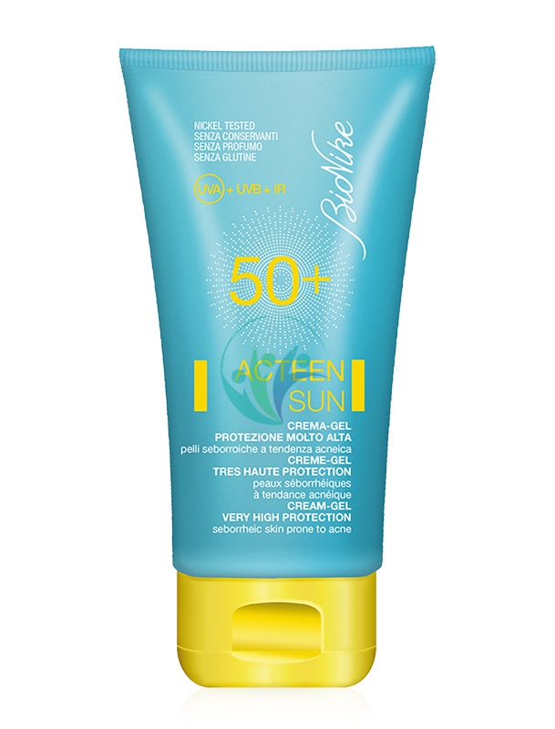 BioNike Linea Defence Sun Acteen SPF50+ Crema Gel Alta Pelli Sensibili 50 ml