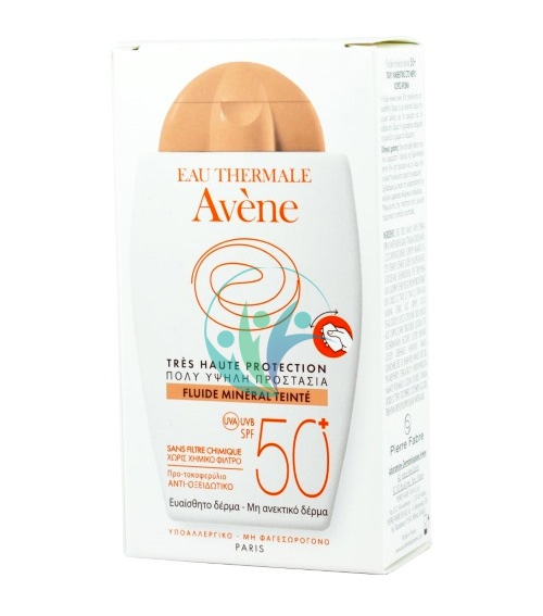 Avene Linea Solare Pelli Intolleranti SPF50+ Fluido Minerale Colorato 40 ml