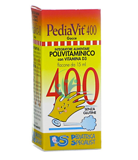 Pediatrica srl Linea Bambini Pediavit 400 Integratore Alimentare Gocce 15 ml