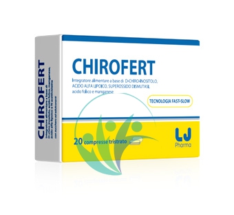 LJ Pharma Linea Benessere Donna Chirofert Integratore Alimentare 20 Compresse