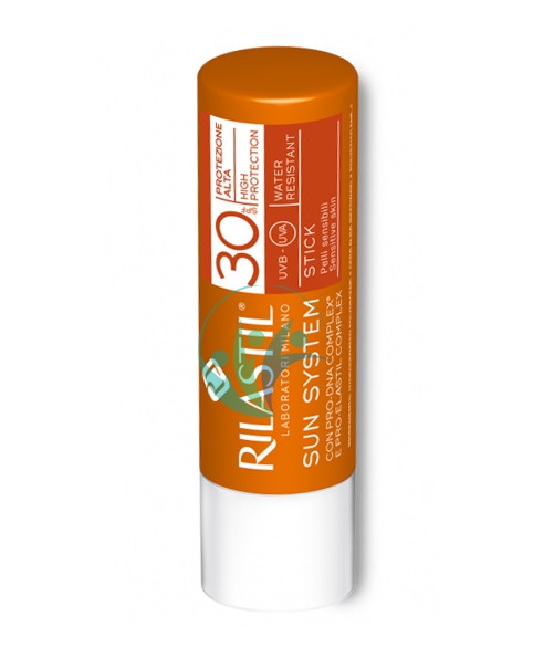 Rilastil Linea Sun System PPT SPF30 Stick Large Zone Sensibili Delicate 4,5 ml