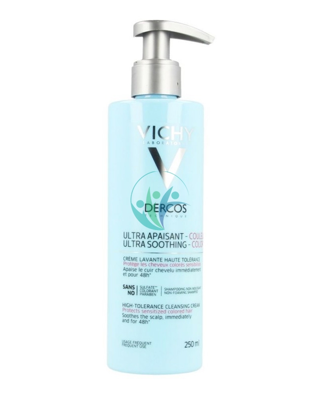 Dercos Linea Ultra-Lenitiva Shampoo in Crema per Capelli Colorati 250 ml