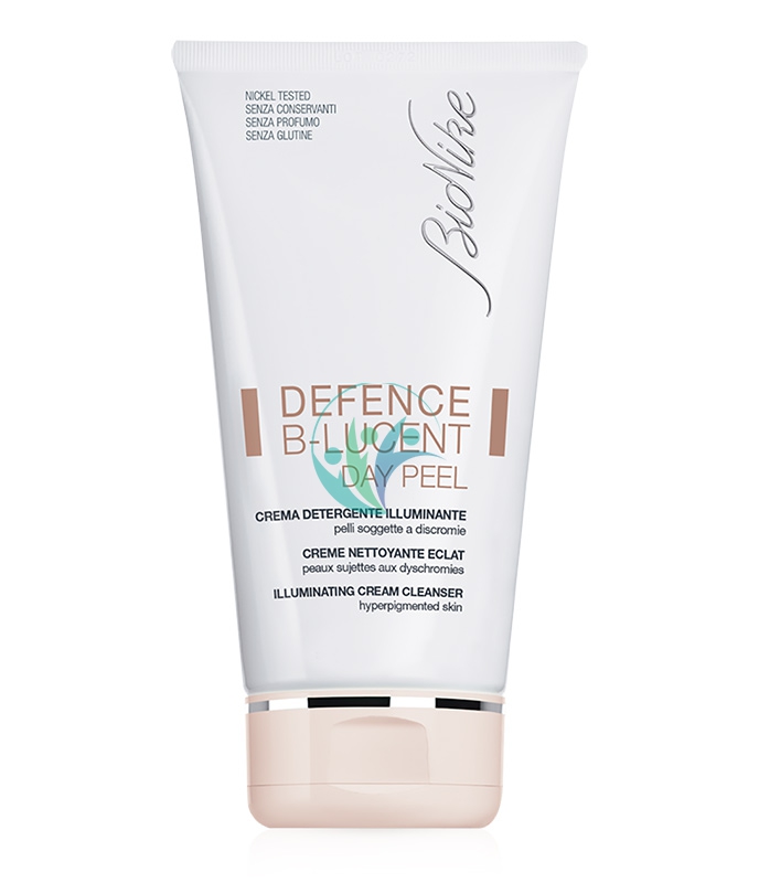 BioNike Linea Defence B-Lucent Anti-Macchia Day-Peel Crema Detergente 150 ml