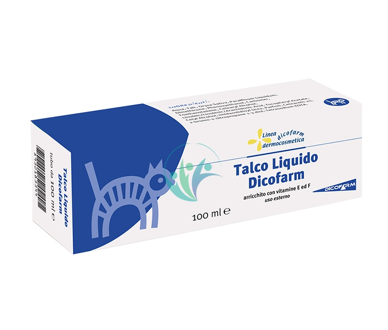 Dicofarm Linea Dermatologica Talco Liquido Vitaminico Protettivo Lenitivo 100 ml