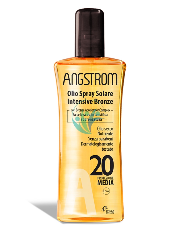 Angstrom Linea Protect Instadry Corpo SPF20 Olio Solare Nutriente Spray 150 ml