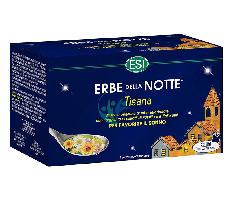 Esi Linea Sonno e Serenit Erbe della Notte Tisana 20 Filtri per Infuso