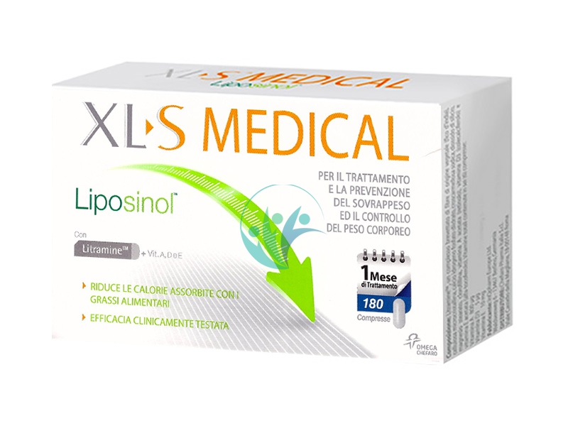 XLS Medical Linea Controllo del Peso Liposinol Integratore 180 Compresse