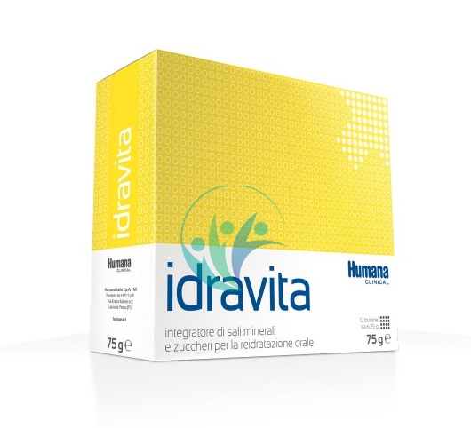 Humana Linea Vitamine e Minerali Idravita Integratore Alimentare 12 Buste