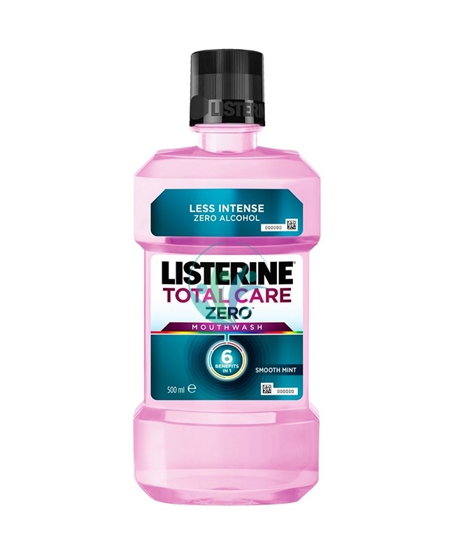 Listerine Linea Igiene Orale Quotidiana Total Care Zero Collutorio 500 ml