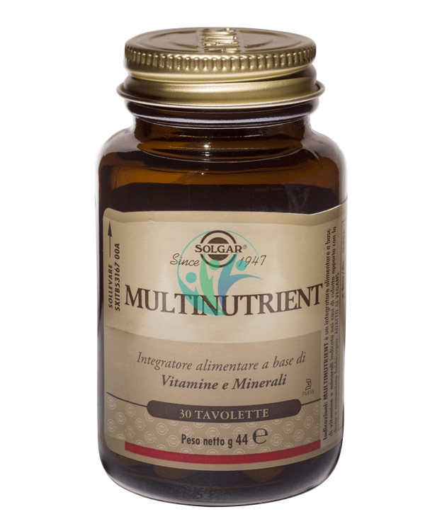 Solgar Linea Vitamine Minerali Multinutrient Integratore Alimentare 30 Tavolette