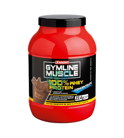 Enervit Sport Linea Gymline Muscle 100% Whey Protein Concentrate Vaniglia 2x700g