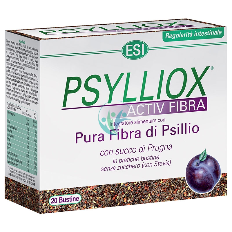Esi Linea Benessere Intestinale Psylliox Activ Fibra Psillio e Prugna 20 Buste