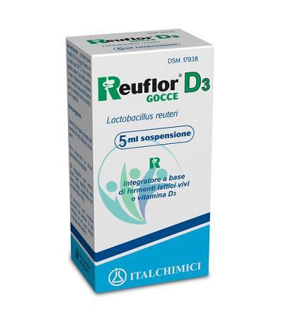 Italchimici Linea Intestino Sano Reuflor D3 Gocce Integratore Alimentare 5 ml