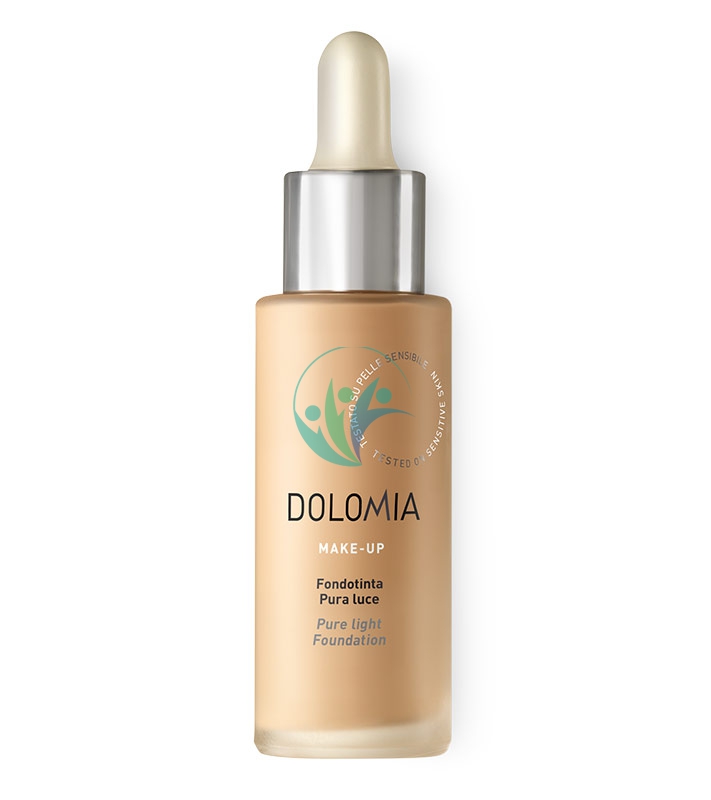 Dolomia Linea Trucco Viso Fondotinta Pura Luce Uniformante Levigante Perla
