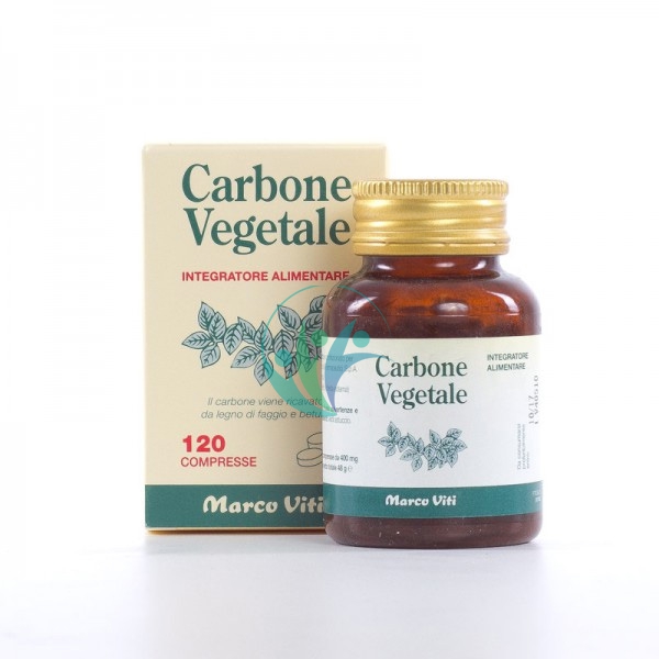 Marco Viti Linea Intestino Sano Carbone Vegetale Integratore 120 Compresse