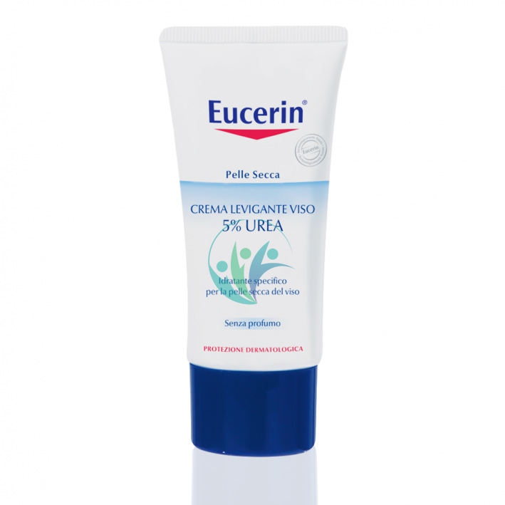 Eucerin Linea Urea 5% Crema Levigante Viso Pelle Secca senza Profumo 50 ml