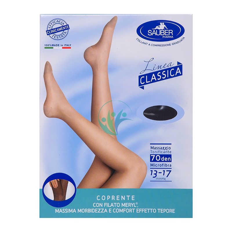 Sauber Linea Dispositivi Medici Classic Collant 70 Den 13-17mm tg 4 Bronze