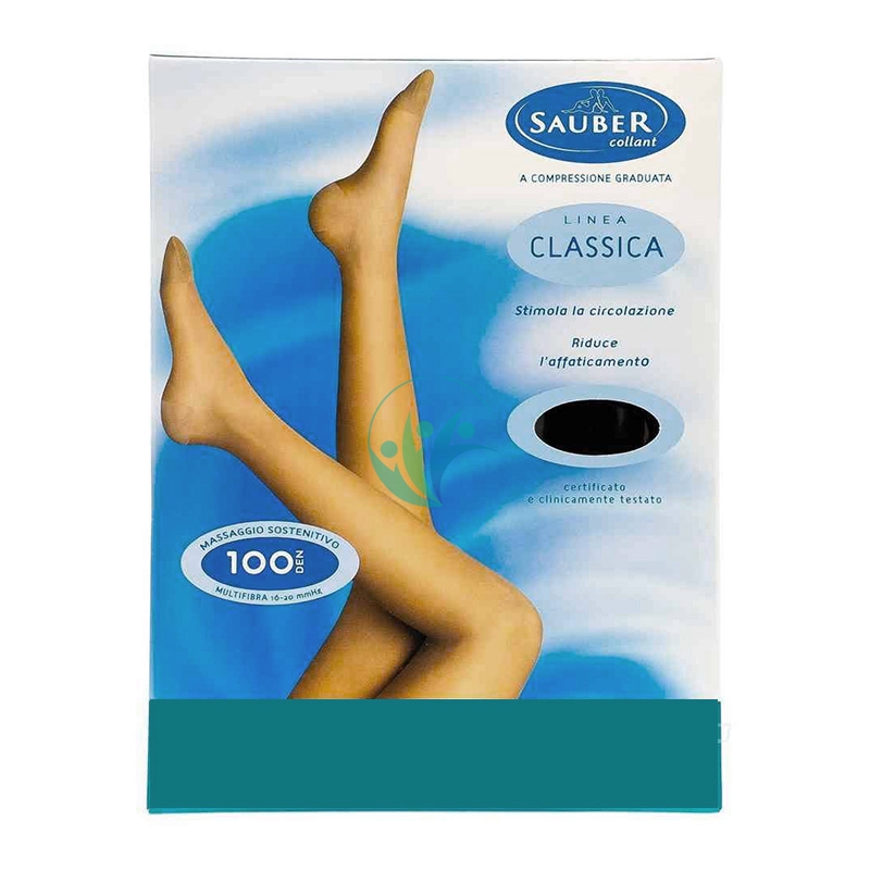Sauber Linea Dispositivi Medici Classic Collant Liscio 100 Den 16-20mm tg 4 Glac