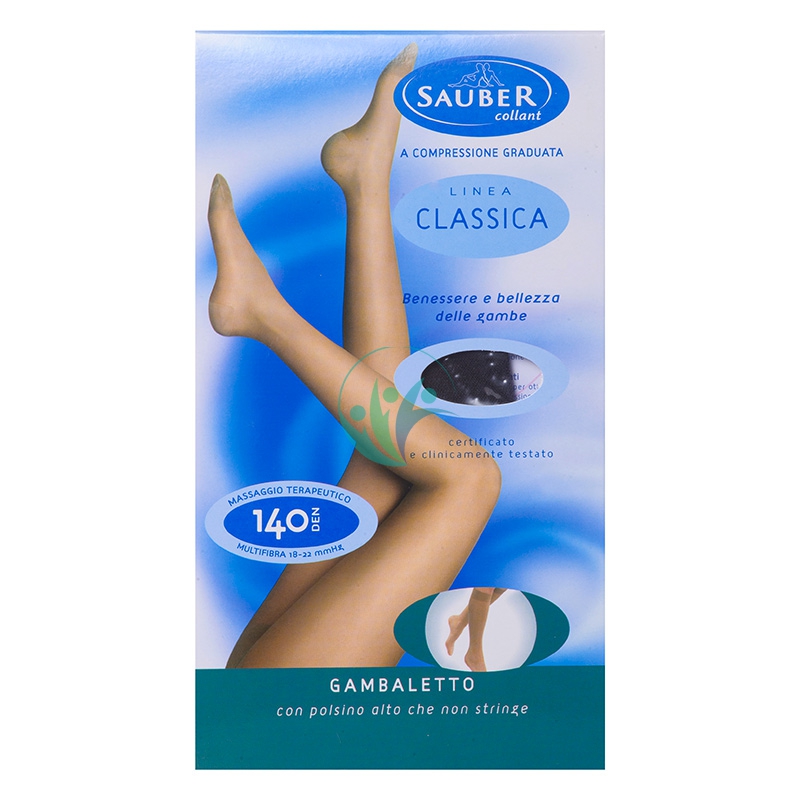 Sauber Linea Dispositivi Medici Classic Gambaletto 140 Den 18-22mm tg 3 Beige