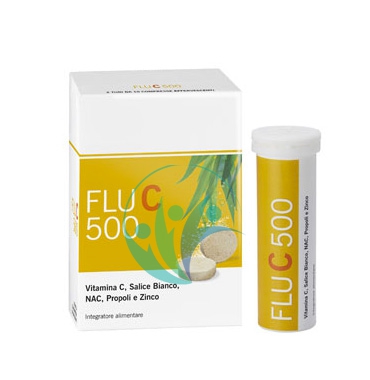 Linea Apparato Respiratorio FLU C 500 Integratore 20 Compresse Effervesc