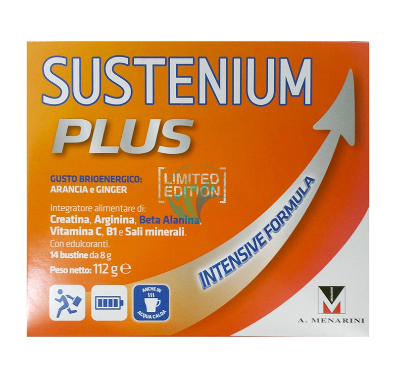 Menarini Linea Sustenium Plus Limited Ed Integratore 14 Buste Arancia Ginger