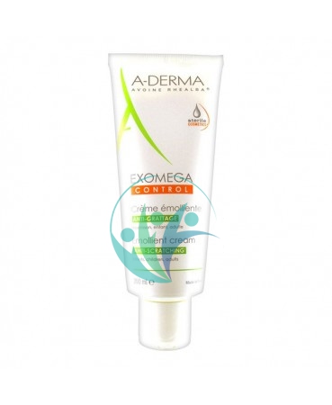A-Derma Linea Exomega Pelli Secche Control Crema Emolliente Anti-Prurito 200 ml