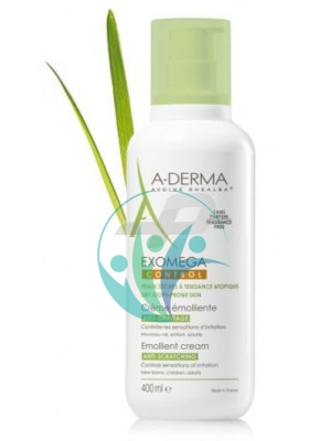 A-Derma Linea Exomega Pelli Secche Control Crema Emolliente Anti-Prurito 400 ml