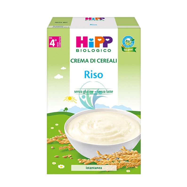 HiPP Linea Svezzamento Bio Crema di Cereali Riso Vitamina B1 da 4 Mesi 200 g