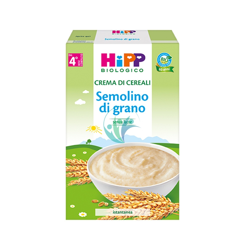 HiPP Linea Svezzamento Bio Crema di Semolino di Grano Vitamina B1 200 g