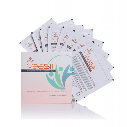 VEA Linea Pelli Sensibili Sil 8 Lamine Silicone Vitamina E Lenitive Protettive