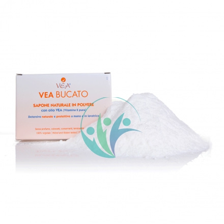 VEA Linea Pelli Sensibili Bucato Sapone Naturale in Polvere con Olio VEA 500 g