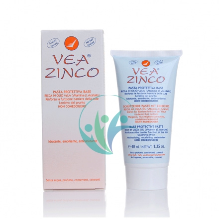 VEA Linea Pelli Sensibili Zinco Pasta Protettiva Lenitiva Emolliente 40 ml