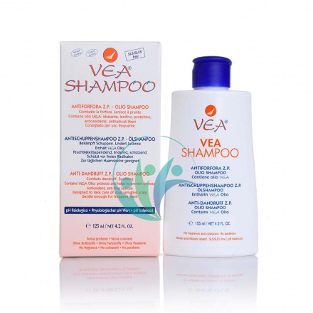 VEA Linea Pelli Sensibili Olio Shampoo Anti-Forfora Z.P. Delicato Lenitivo 125ml