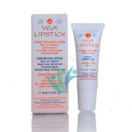 VEA Linea Pelli Sensibili Lipogel Lipstick Labbra Lenitivo Protettivo 10 ml