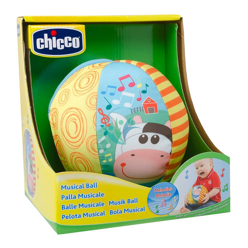 Chicco Linea Giochi Uditivi Manuali Happy Colors Palla Musicale Et 0 m+