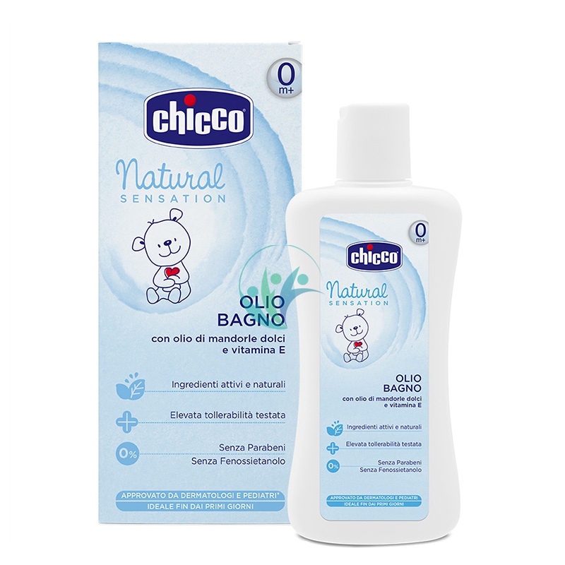 Chicco Linea Cura Bambini Natural Sensation Olio Bagno Delicato 200 ml