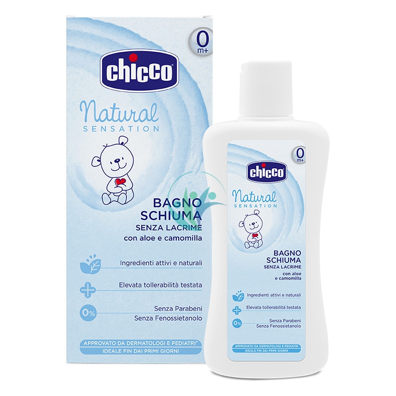 Chicco Linea Cura Bambini Natural Sensation Bagnoschiuma senza Lacrime 200 ml